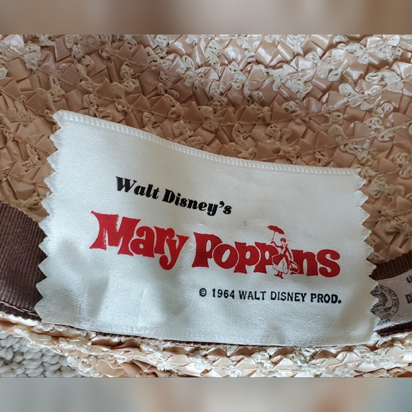 Vintage 1964 Walt Disney\'s Mary Poppins Hat, Walt Disney Prod. Union Made, EUC main image 13